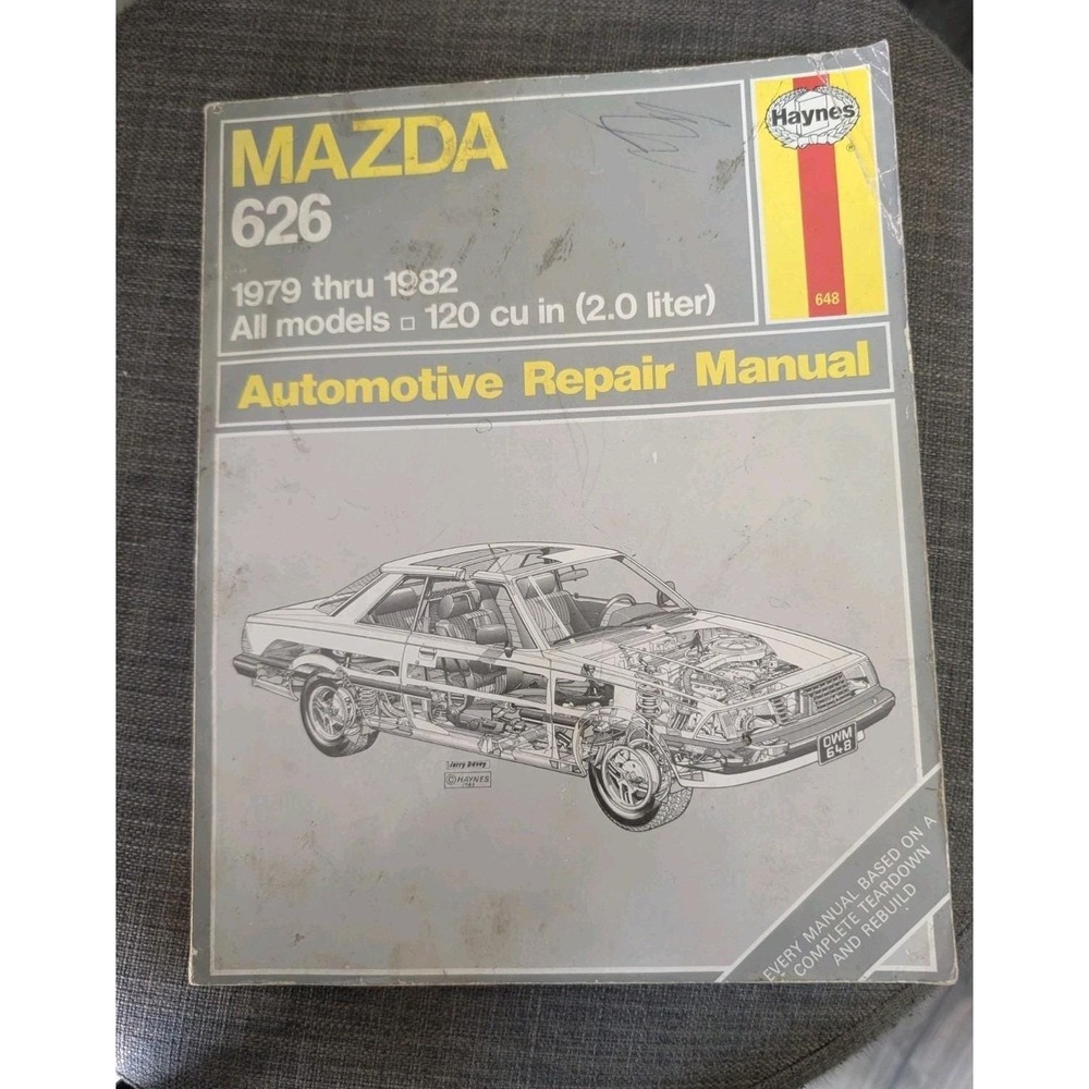 Haynes Automotive Repair Manual Shop Book‎ 1979 - 1982 Mazda 626